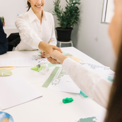 people shaking their hands